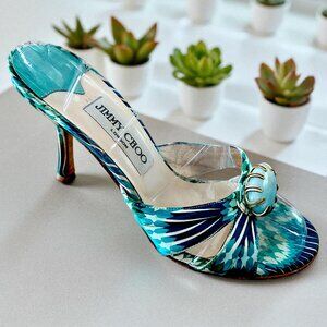 Vintage JIMMY CHOO Silk Heels